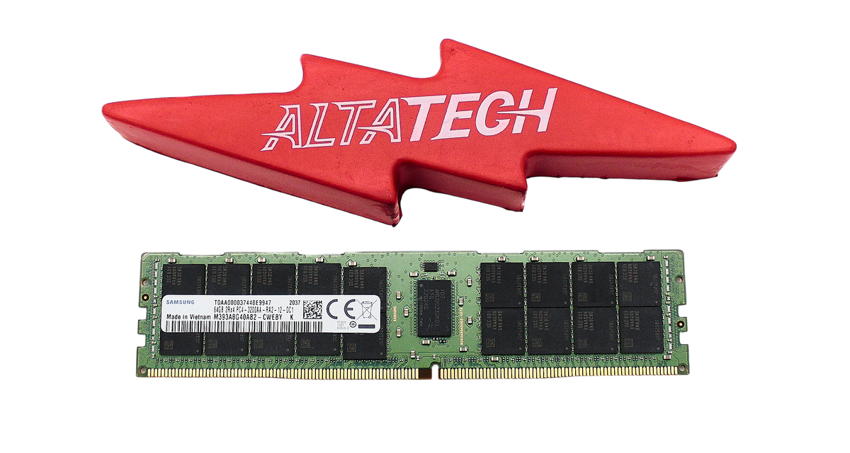 Dell M393A8G40AB2-CWE 64GB PC4-25600R DDR4-3200AA 2RX4 ECC, Used