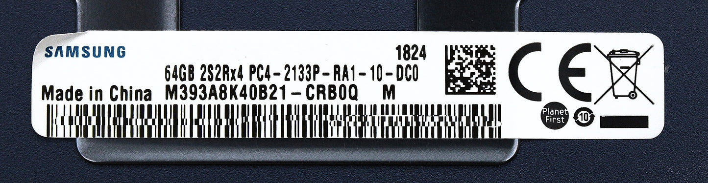 Dell M393A8K40B21-CRB0Q 64GB PC4-17000P DDR4-2133 4RX4 ECC, Used