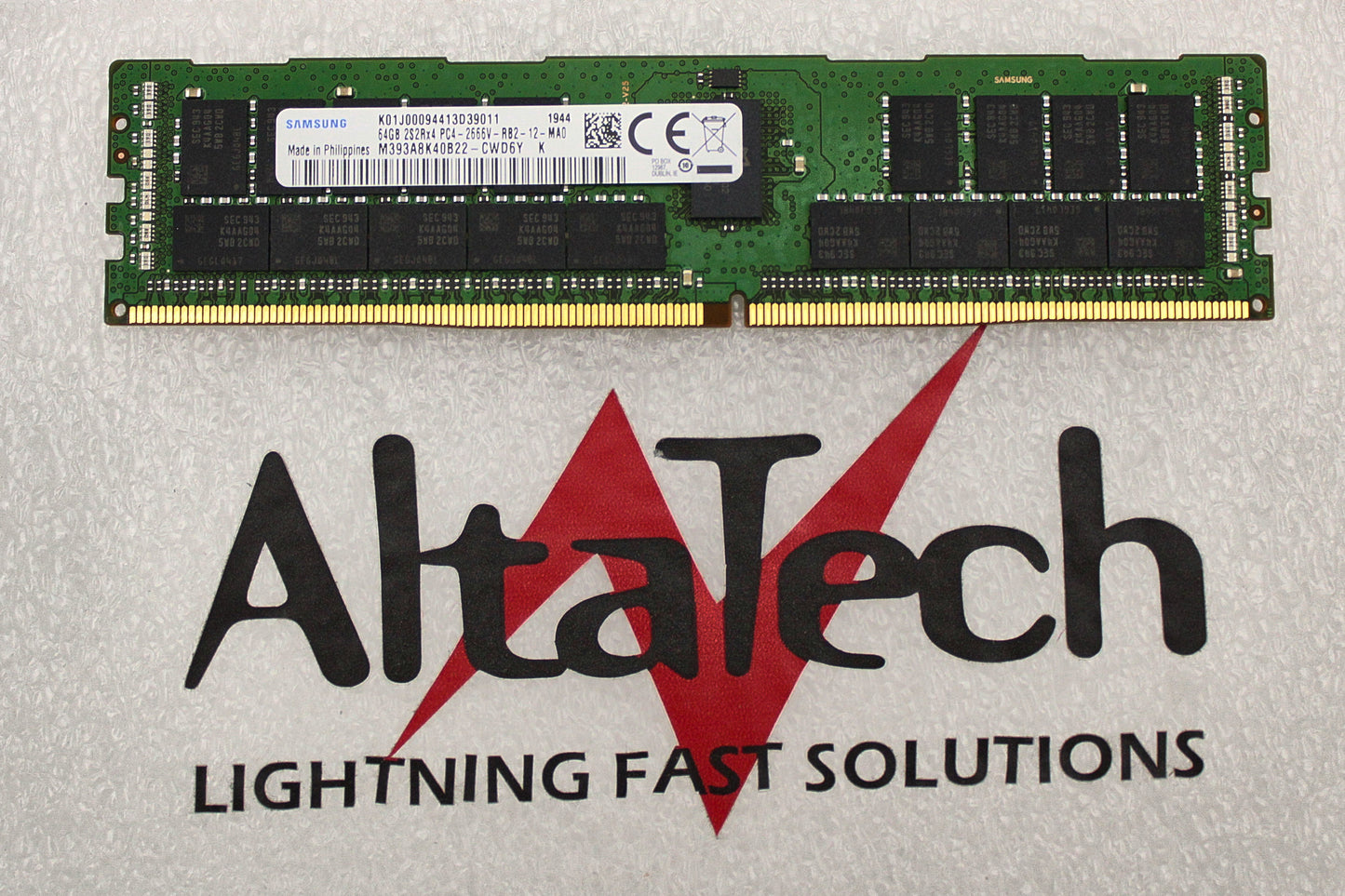 Dell M393A8K40B22-CWD 64GB PC4-21300VR DDR4-2666 2S2RX4 ECC, Used