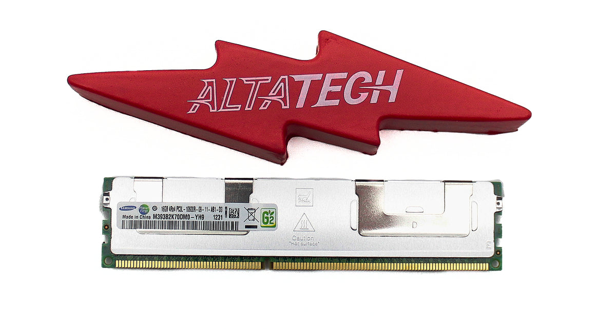 Dell M393B2K70DM0-YH9 16GB PC3L-10600R DDR3-1333 4RX4 ECC, Used