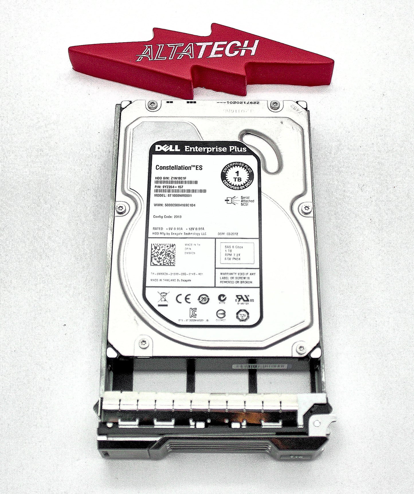 Dell M5XD9-EQL 1TB 7.2K SAS 3.5 6G HDD EP+, Used