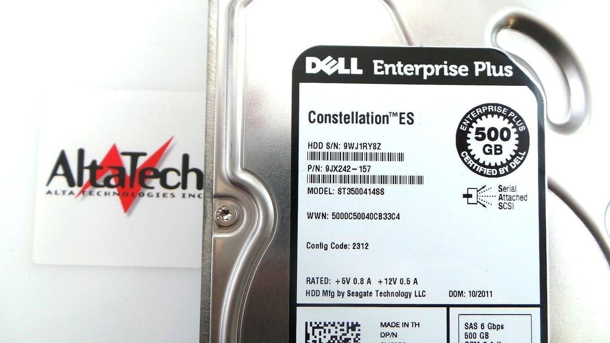 Dell M63P8-EQL EqualLogic 500GB 7.2K SAS 3.5" 6G, Used