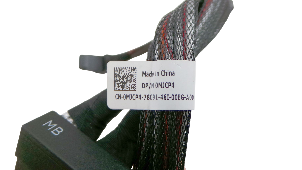 Dell MJCP4 mini-SAS A/B Cable for R720xd, Used