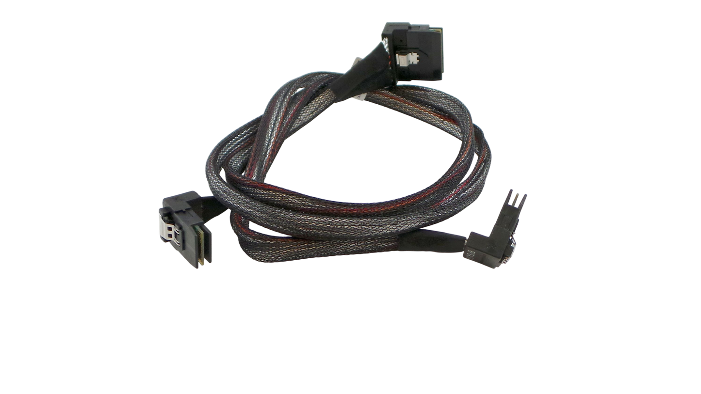 Dell MJCP4 mini-SAS A/B Cable for R720xd, Used