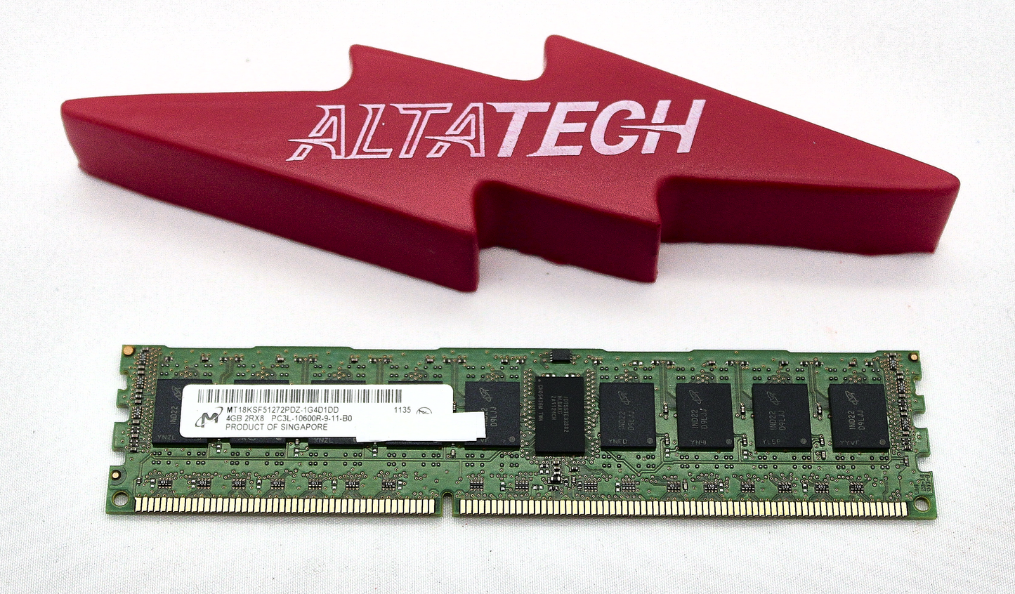 Dell MT18KSF51272PDZ-1G4D 4GB PC3L-10600R DDR3-1333 2RX8 ECC, Used