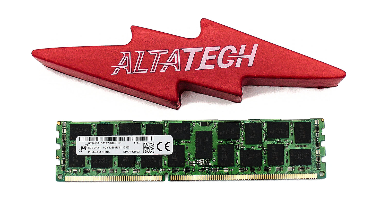 Dell MT36KSF1G72PZ-1G6K 8GB PC3L-12800R DDR3-1600 2RX4 ECC, Used