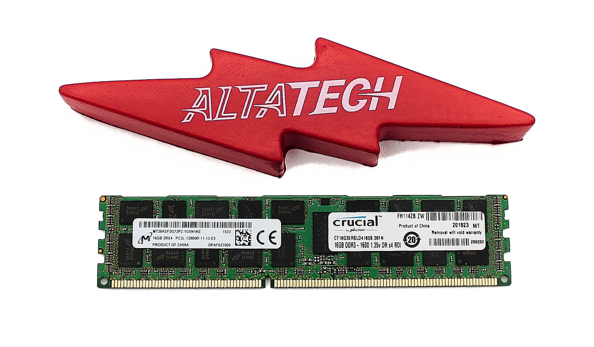 Dell MT36KSF2G72PZ-1G6N1 16GB PC3L-12800R DDR3-1600 2RX4 ECC, Used