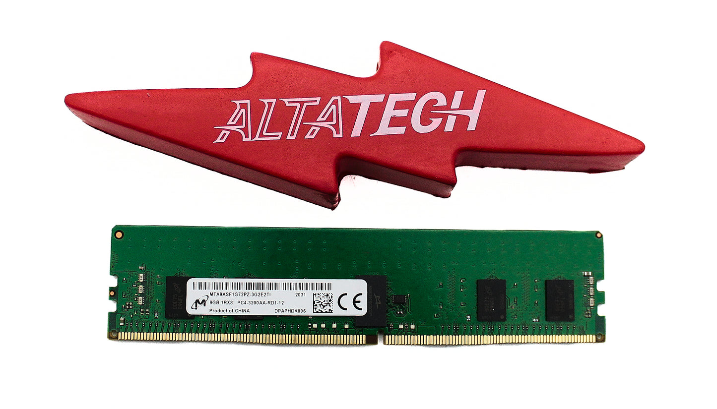Dell MTA9ASF1G72PZ-3G2J3 8GB PC4-25600AA DDR4-3200 1RX8 ECC, Used