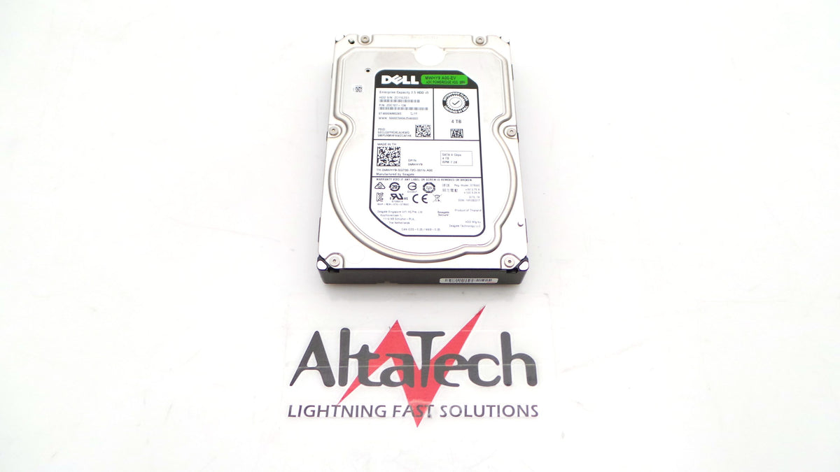 Dell 0MWHY9 4TB 7.2K SATA 3.5" 6G, Used