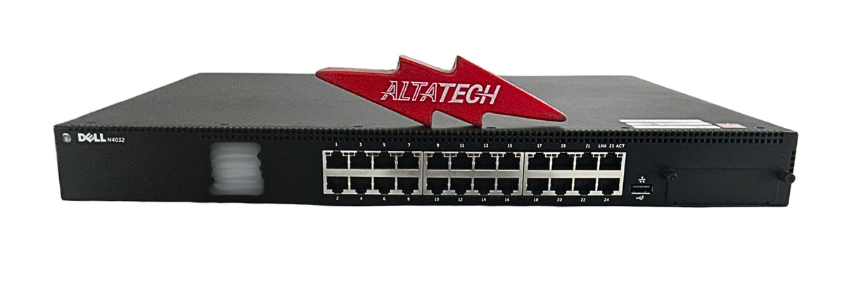 Dell N4032 24 Port 10GbE Base-T Managed Switch, Used