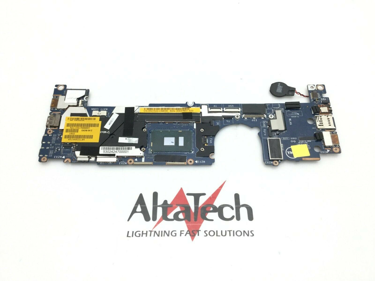 Dell 0NCD22 Laptop System Board with i5-7200U CPU, Used