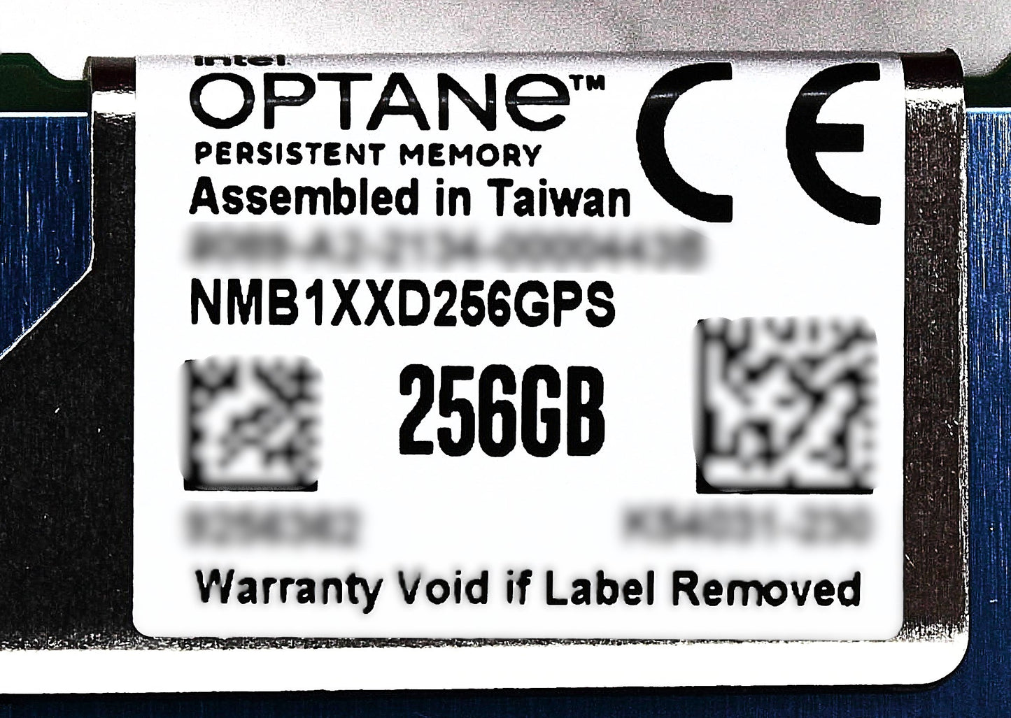 Dell NMB1XXD256GPS 256GB PC4-25600 DDR4-3200 Intel OPTANE 200 DC Persistant, Used