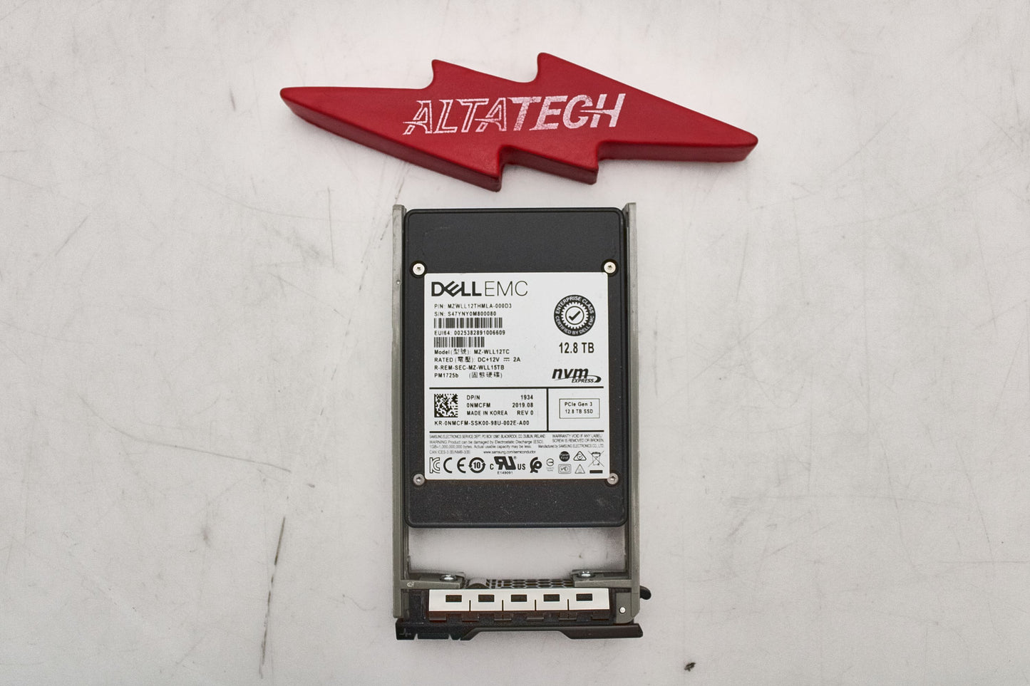 Dell NMCFM_NEW 12.8TB SSD 2.5 12G NVME MU NEW, New Open Box