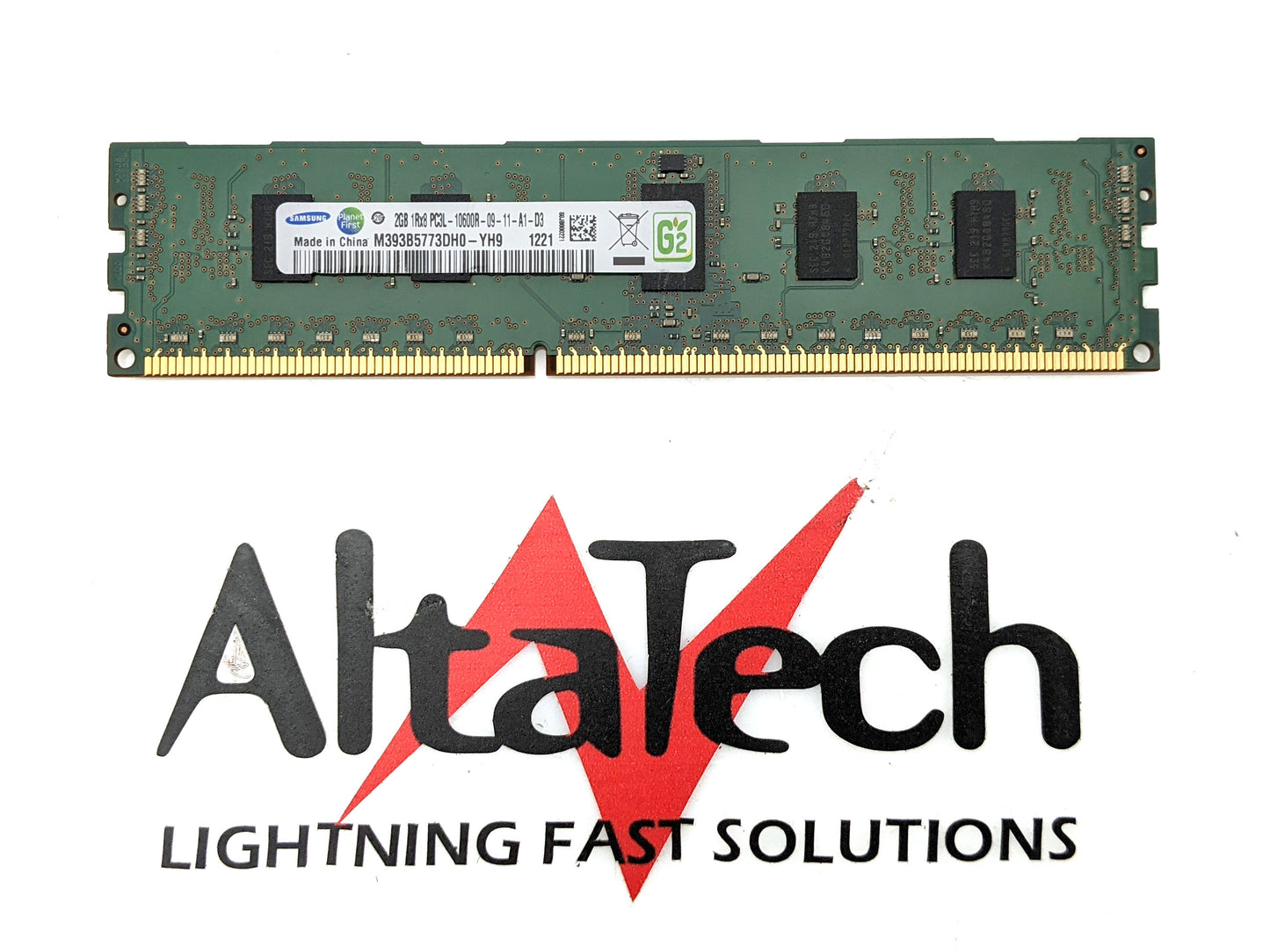 Dell 0P0F17 2GB PC3L-10600R 1RX8 ECC, Used