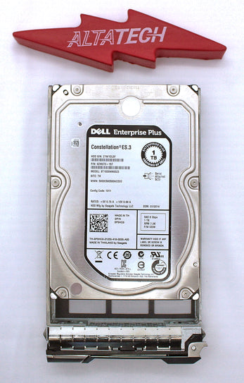 Dell P3HC0-EQL 1TB 7.2K SAS 3.5 6G EP+ HDD, Used