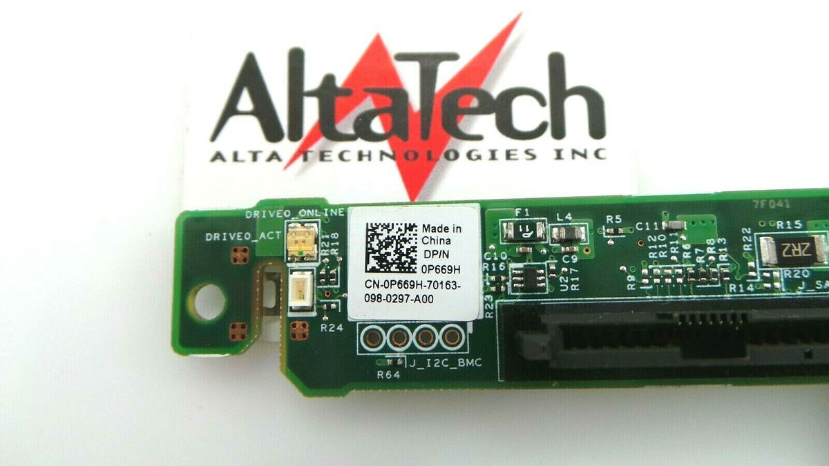 Dell P669H PowerEdge M610 2x HDD Backplane Riser Board, Used
