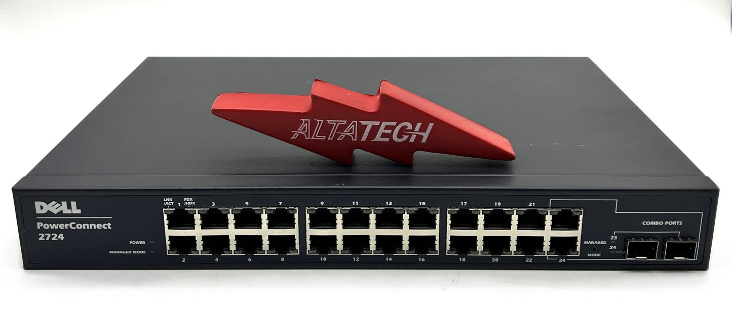 Dell PC2724 PowerConnect 2724 24X1GB Switch, Used