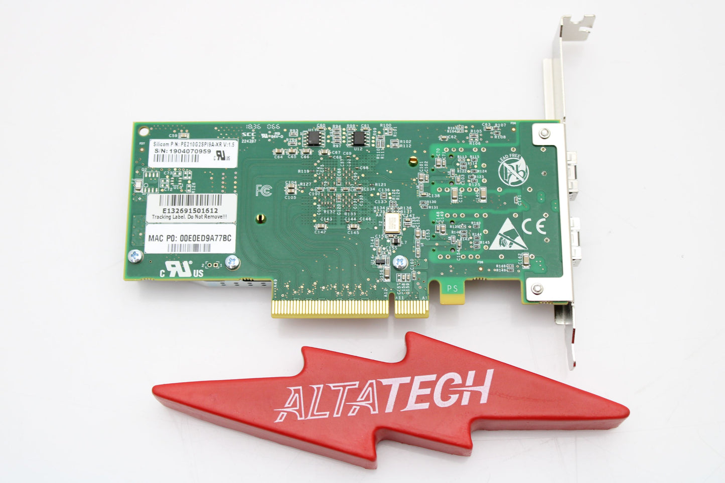 Dell PE210G2SPI9A-XR SILICOM 10GB DP FC PCIE LP, Used