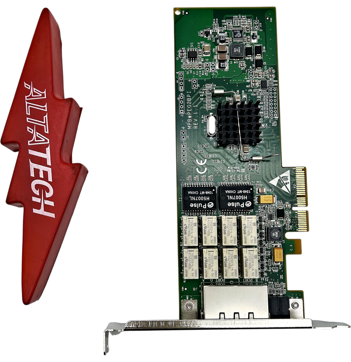 Dell PEG2BPI Dual Port Gigabit Ethernet Card PCIE, Used