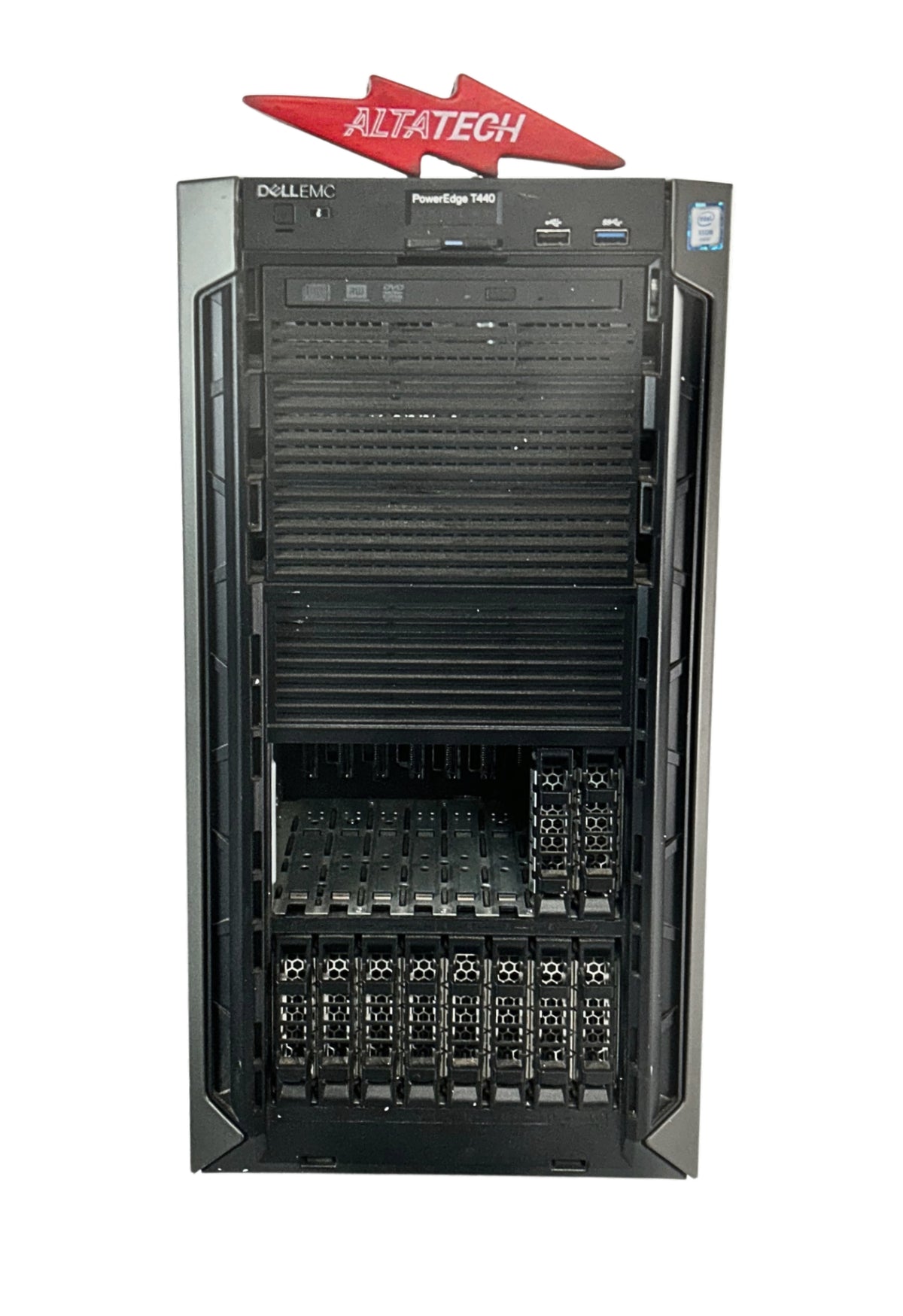 Dell PET440-2.5-16HDD Dell T440 16x2.5" CTO Server  -  Includes 1 x Heatsink, 2 x PSU, Used