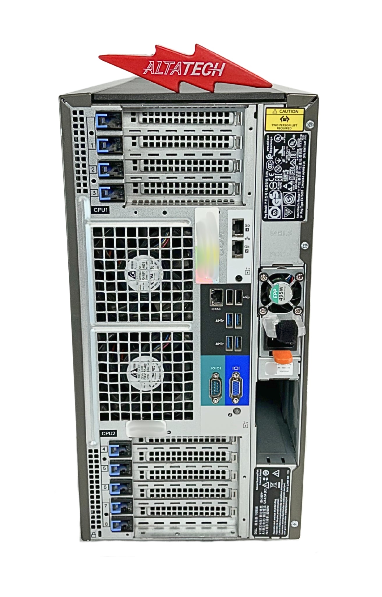 Dell PET640-2.5-16HDD PowerEdge T640 16 x 2.5 Inch SFF Tower, Used