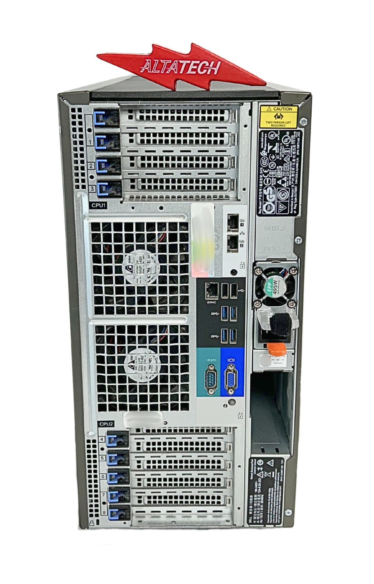 Dell PET640-2.5-16HDD PowerEdge T640 16 x 2.5 Inch SFF Tower, Used