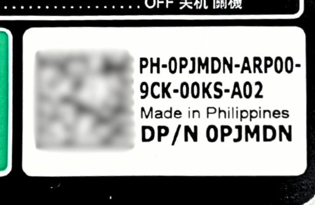 Dell PJMDN 750W Power Supply R730/R740, Used