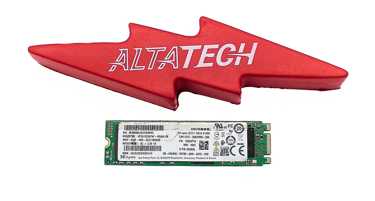 Dell R3K96 512GB SSD M.2 SATA 6G 80 SC311 (2)HFS512G39TNF-N2A0A Desktop, Used