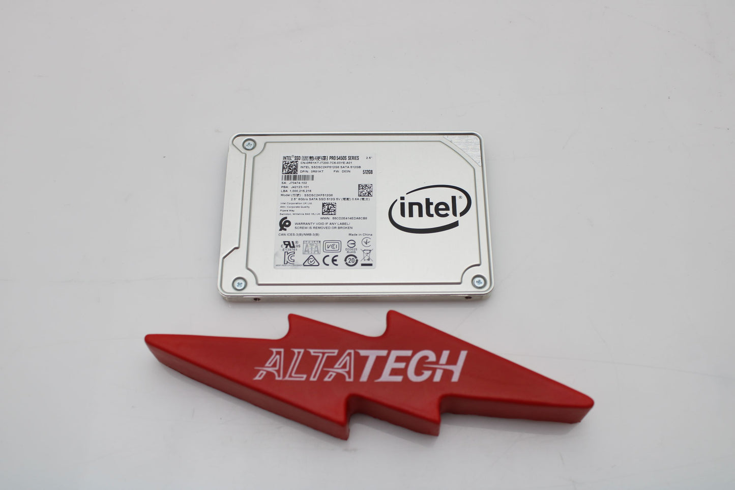 Dell 0R81KT 512GB SSD SATA 2.5 SSDSC2K512G8, Used