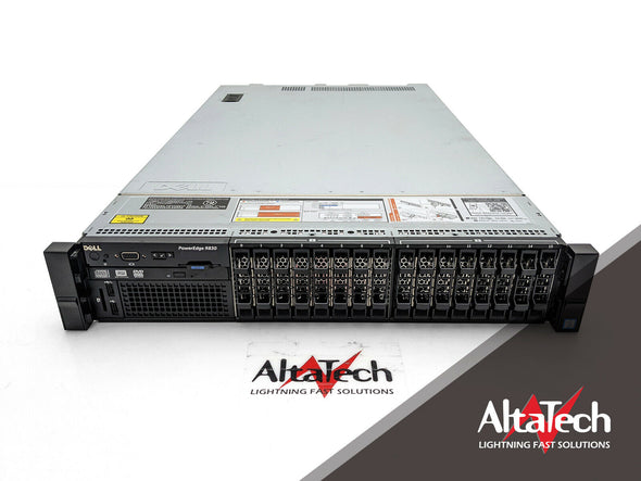 Dell R830_16_10_1.2TB_SAS_17100 PowerEdge R830 16x2.5" Configured Server, Used