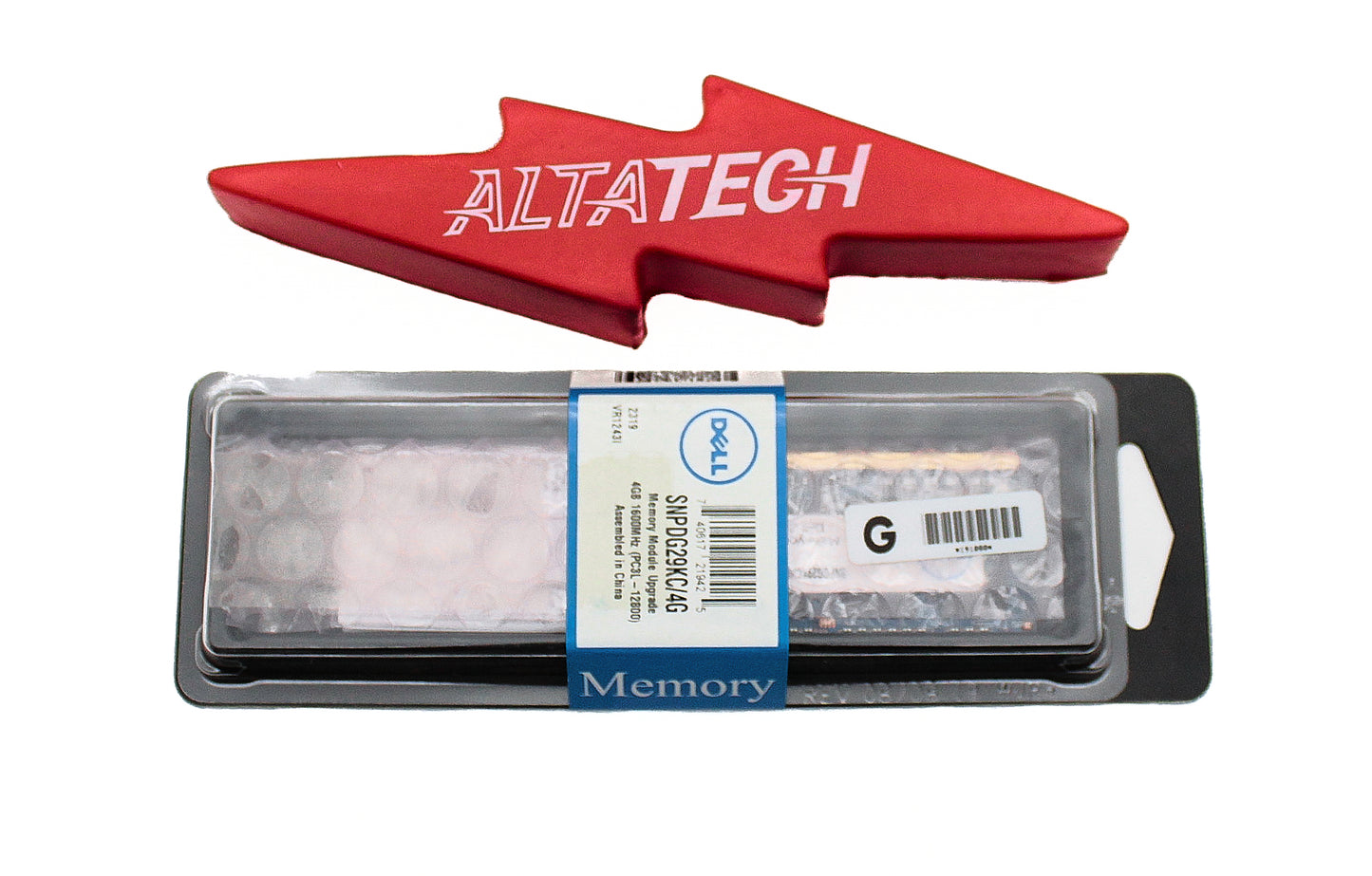 Dell REF_SNPDG29KC/4G 4GB PC3L-12800S DDR3-1600 2RX8 N-ECC SODIMM, Used