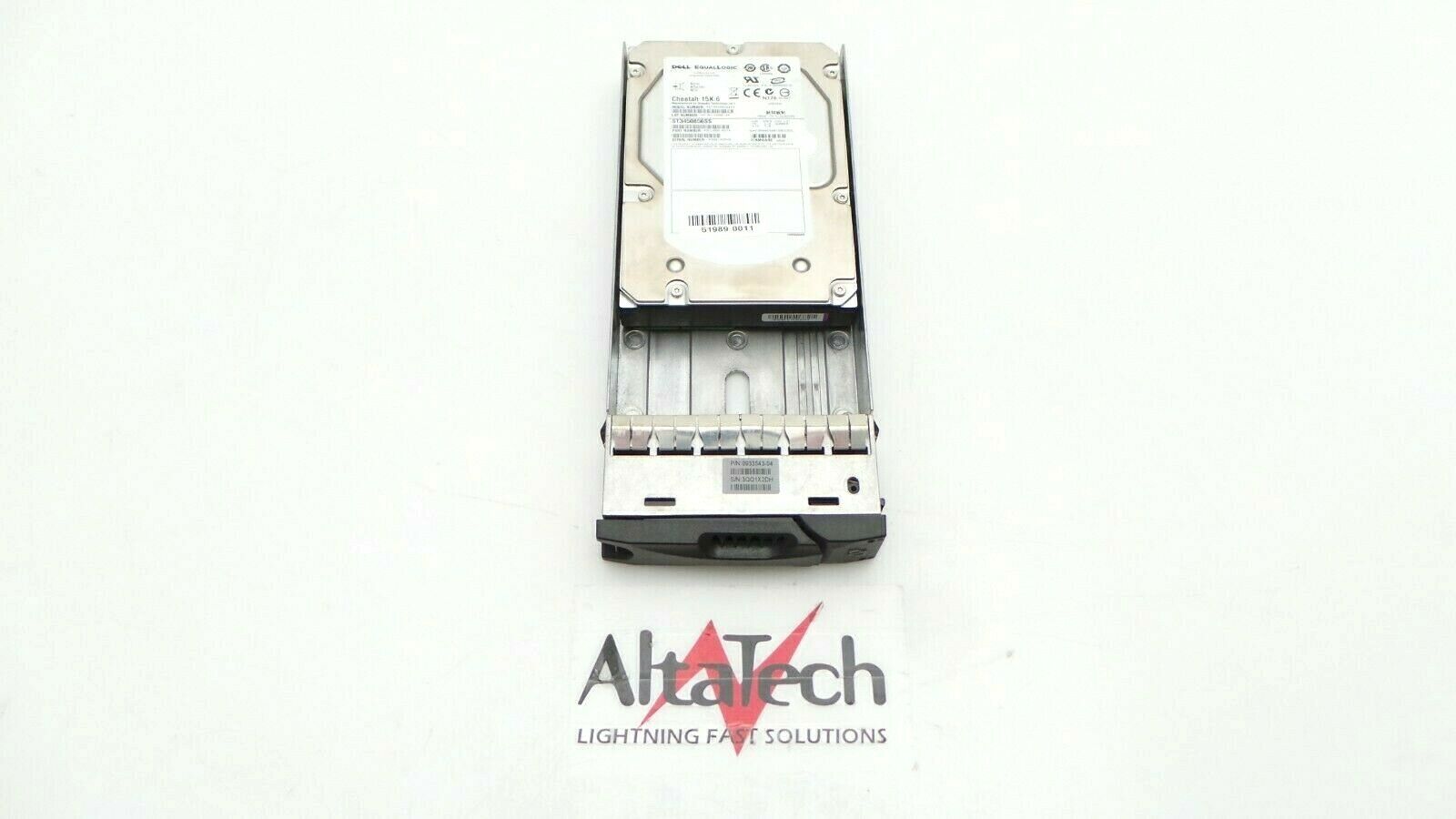 Dell RG5VK-EQL EqualLogic 450GB 15K SAS 3.5" 3G, Used