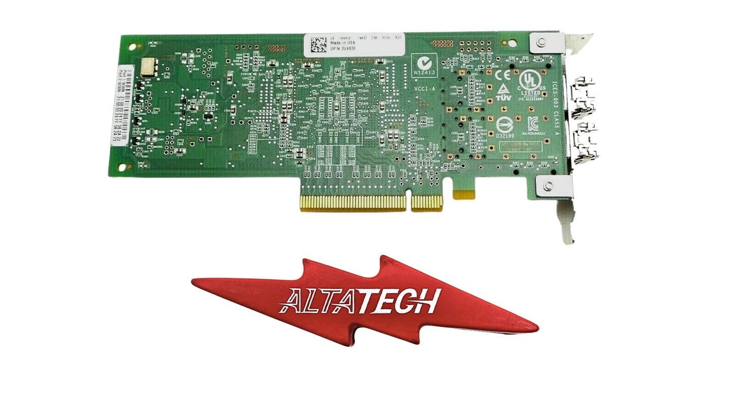 Dell RW9KF QLE2562 8GB Dual-Port HBA LP, Used