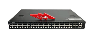 Dell S3048-ON Dell Networking S3048-ON 48-Port 1GbE 4x SFP + 10GbE ports Rear To Front Airflow, dual power, Used