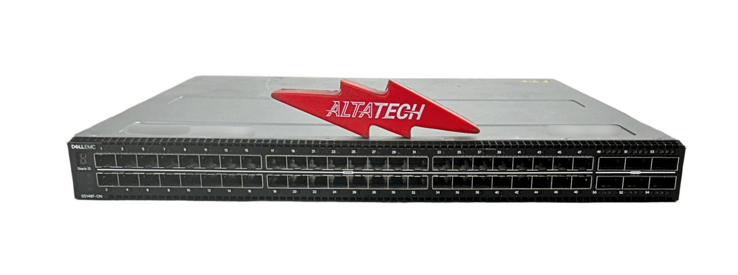 Dell S5148F-ON Dell Networking S5148F-ON 48P 25GbE SFP28 6P 100GbE QSFP28, Used