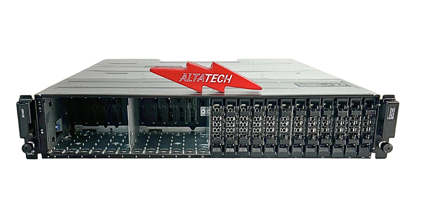 Dell SC420 COMPELLENT SC420 24X2.5' STORAGE, Used