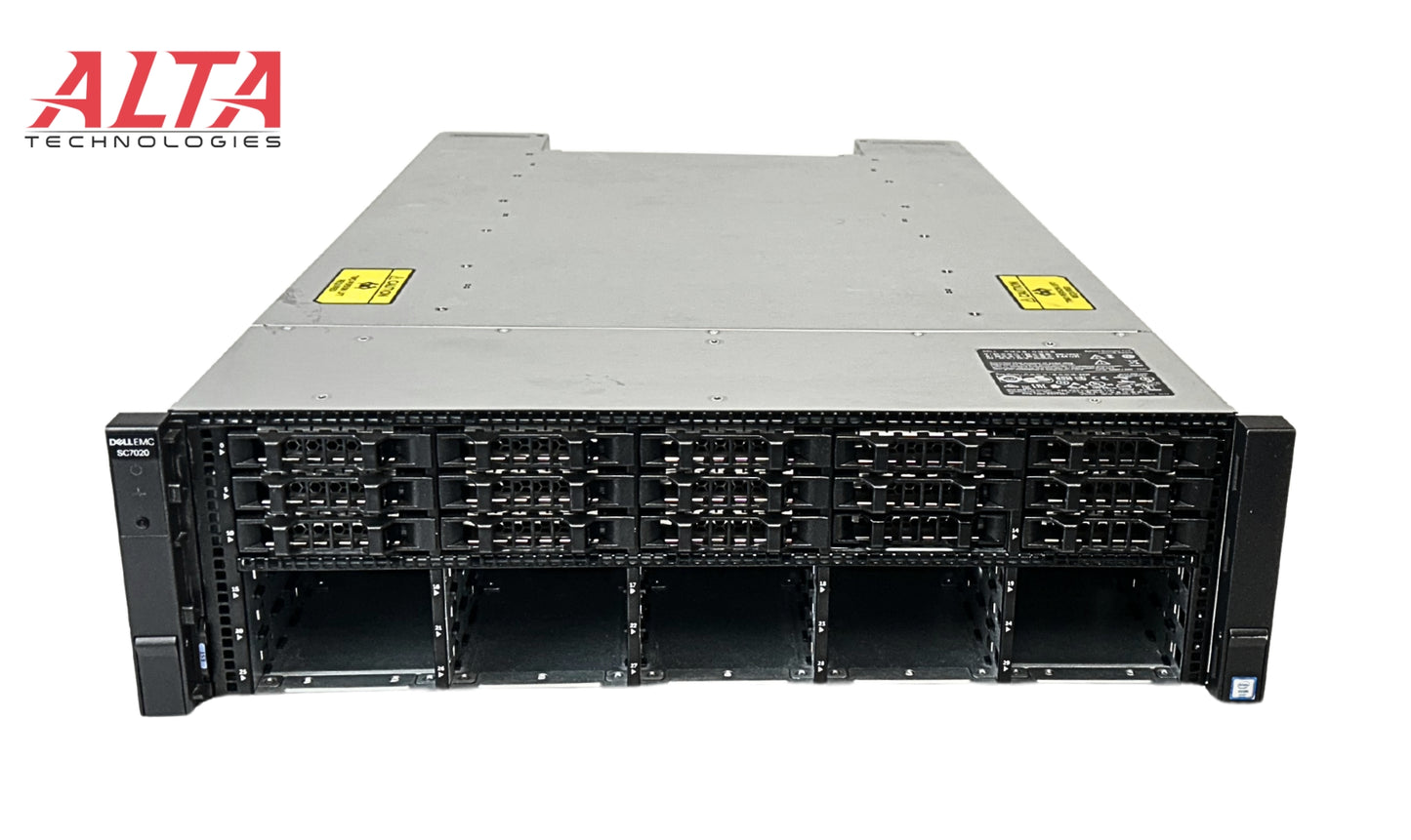 Dell SC7020_15x1.92TB SC7020 w/ 16G Controllers 15 x 1.92TB SSD's, Used