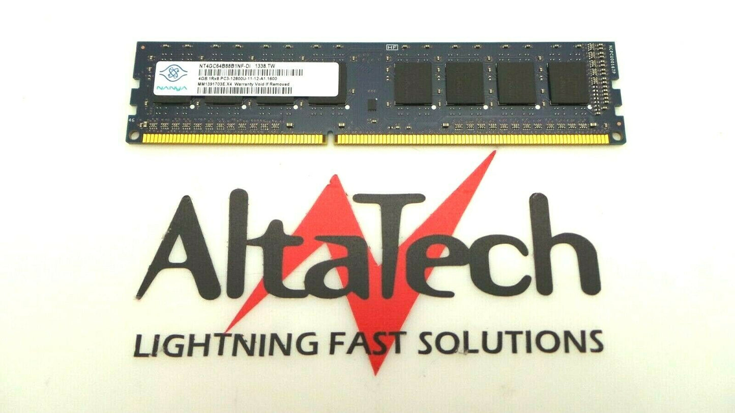 Dell SNPTX0HDC/4G 4GB PC3-12800U 1Rx8 N-ECC, Used