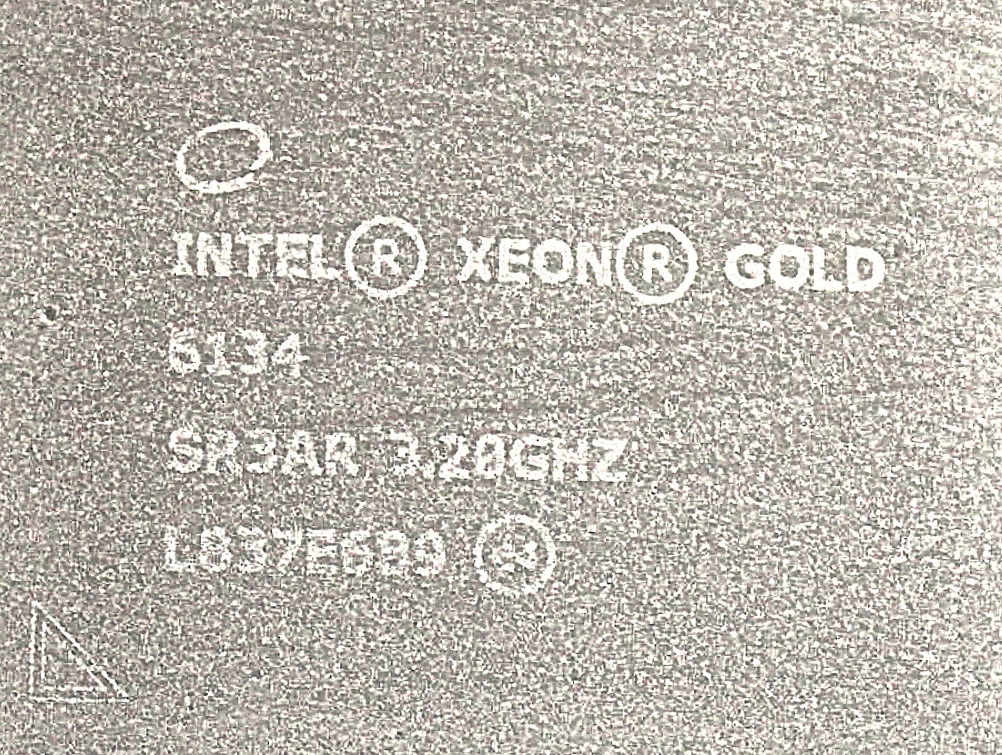 Dell SR3AR 3.2GHZ/24.75MB/130W/8C, AU 6134, Used