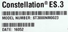 Dell ST3000NM0023 3TB 7.2K SAS 3.5 6G EP ST3000NM0023 / 9ZM278-150, Used