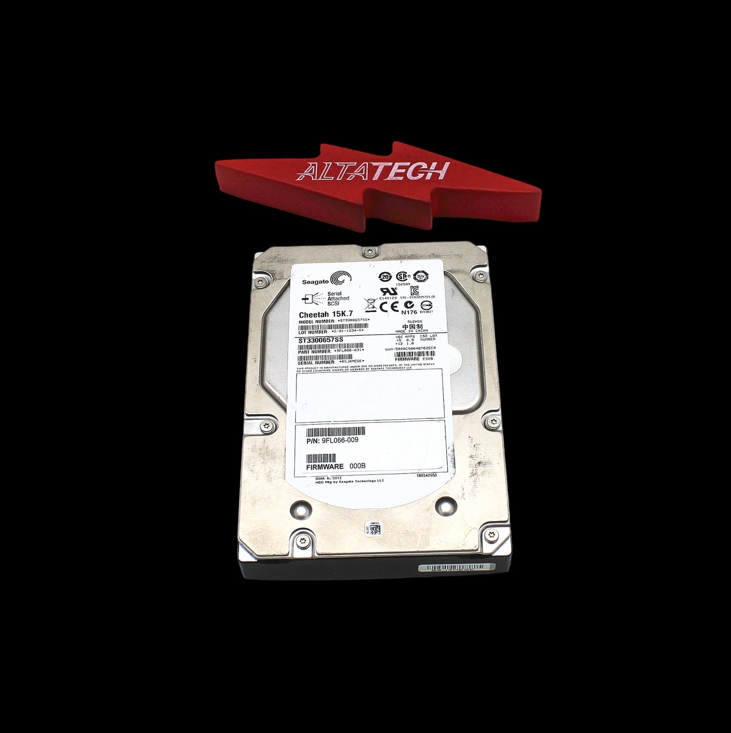 Dell ST3300657SS 300GB 15K SAS 3.5 6G for DELL Server & Storage PN F617N, Used