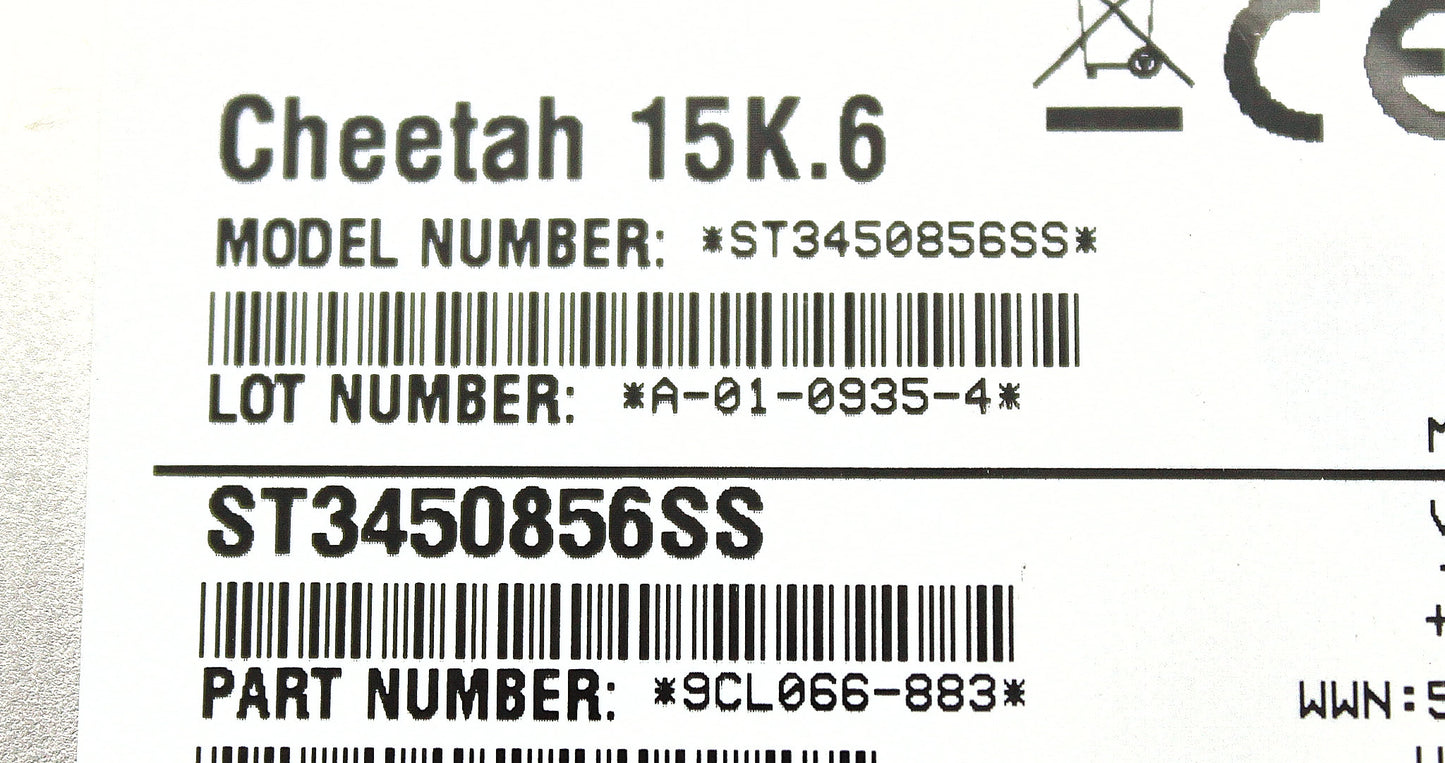 Dell ST3450856SS 450GB 15K SAS 3.5 3G SEAGATE HDD, Used