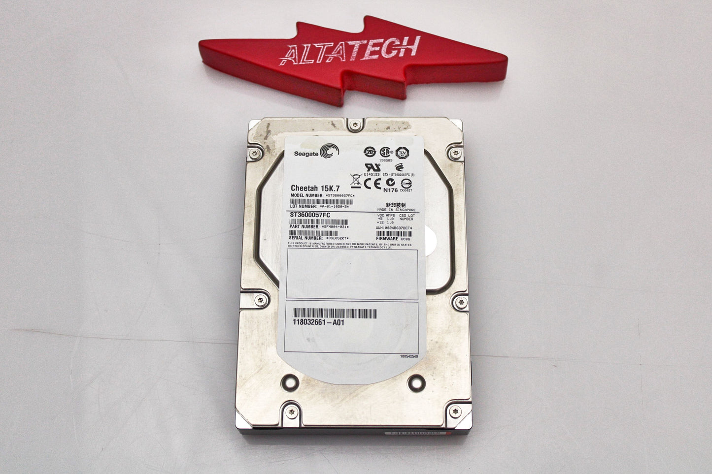 Dell ST3600057FC 600GB 15K FC 3.5 6G SEAGATE HDD, Used