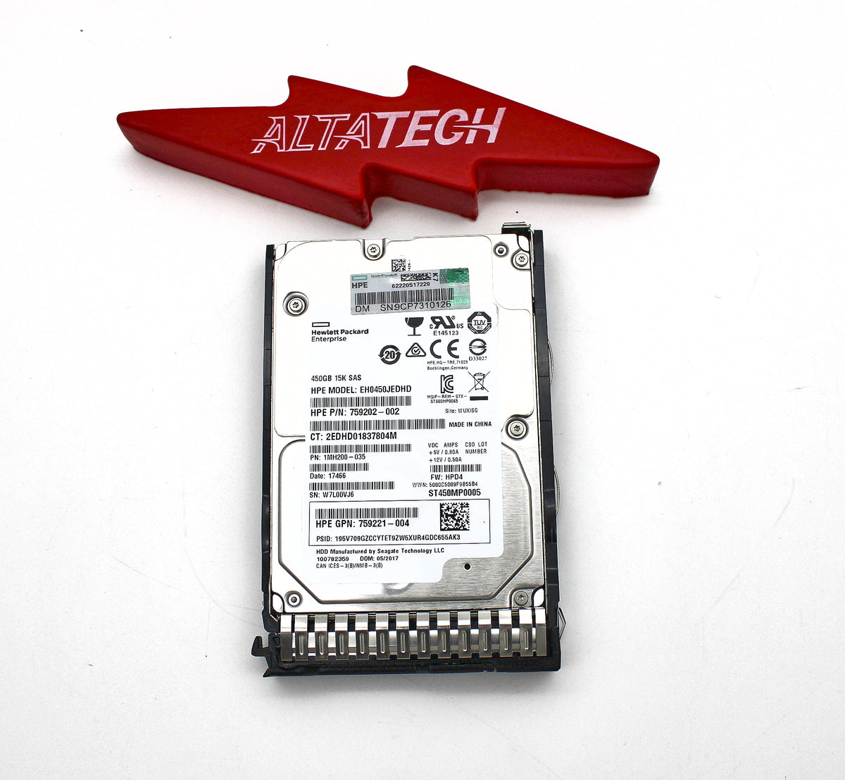 Dell ST450MP0005_NEW 450GB 15K SAS 2.5 12G E+ HDD, New No Box