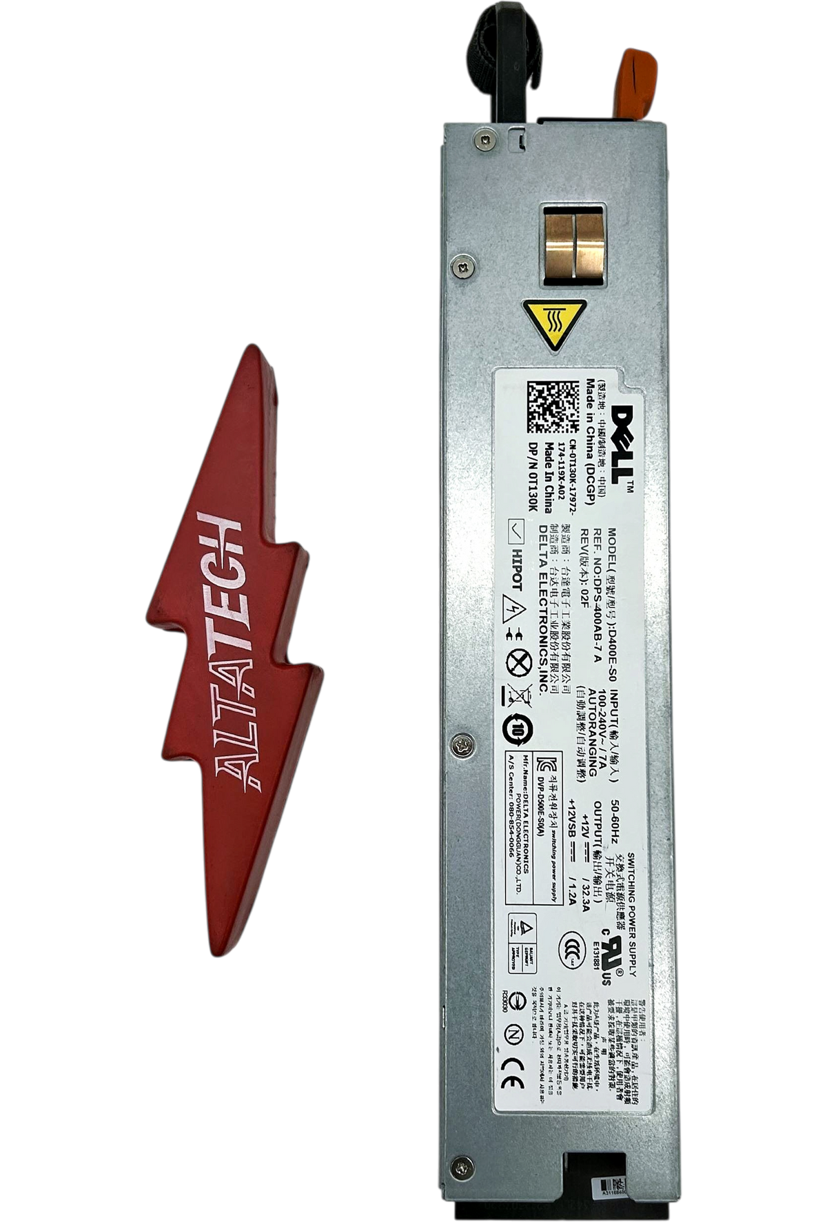 Dell T130K 400W POWER SUPPLY RDNT R310, Used