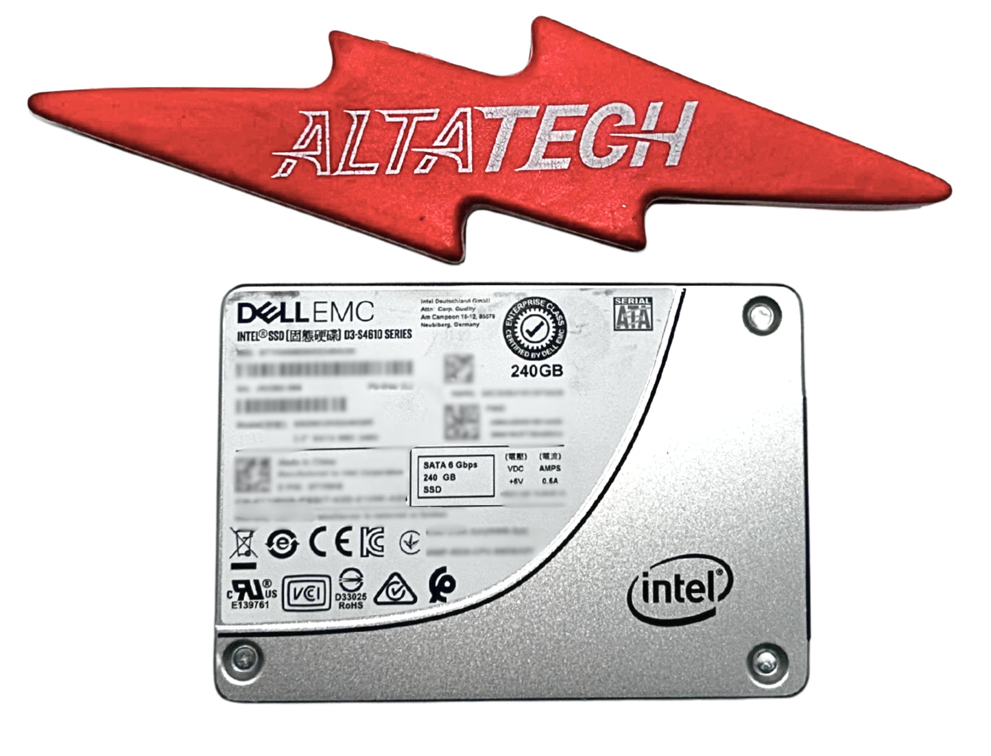 Dell T1WH8 240GB SSD Sata 2.5 6g mu tlc s4610, Used