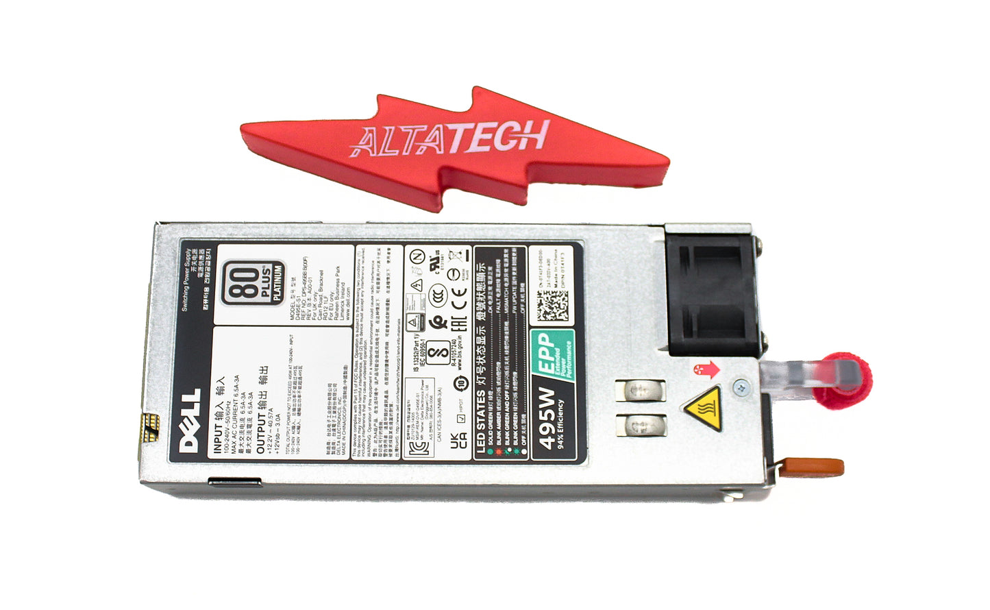 Dell T41F3 495W 80+ Platinum PSU, Used