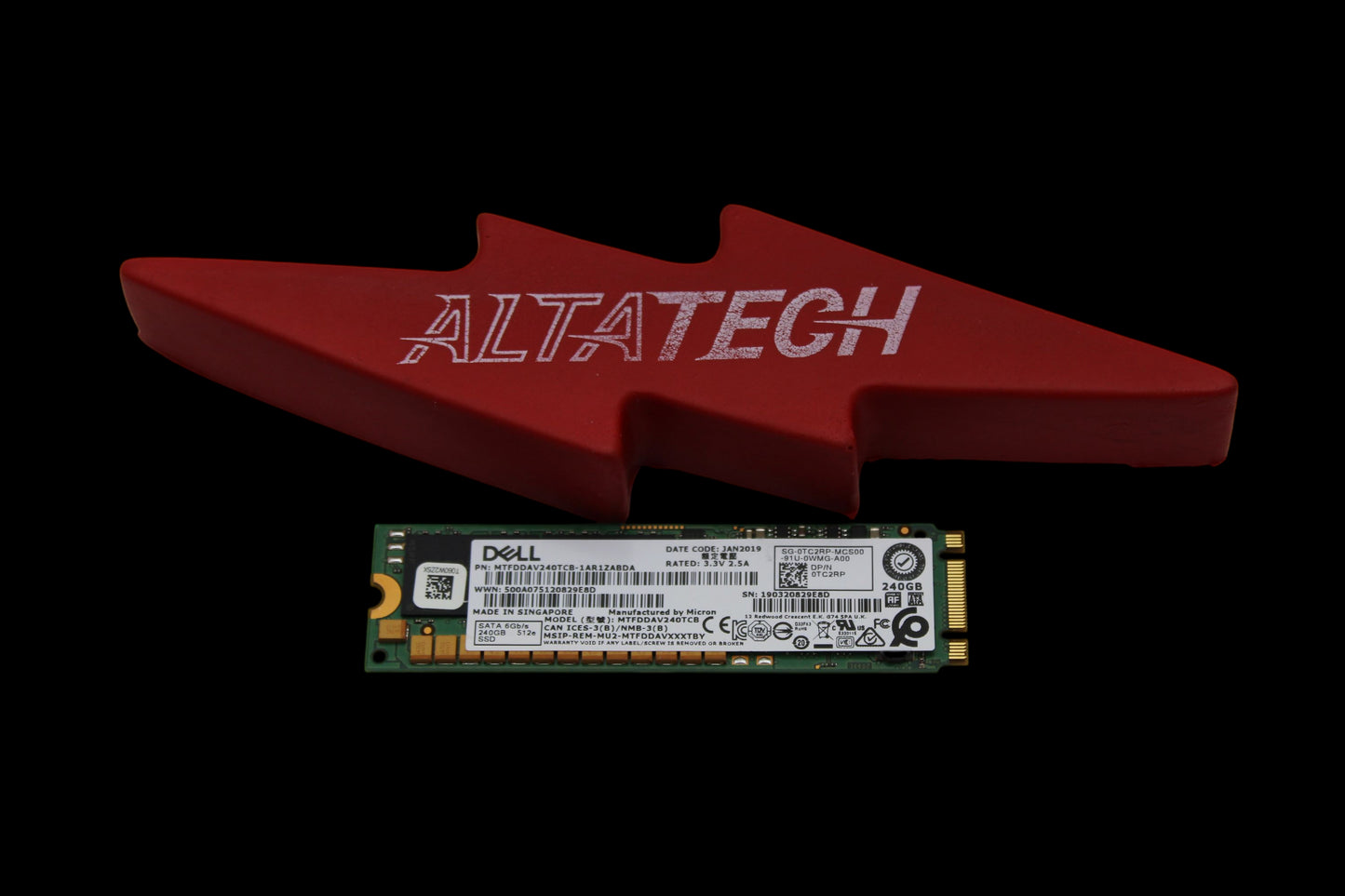 Dell TC2RP 240GB SSD SATA 6G M.2 BOSS (2280), Used