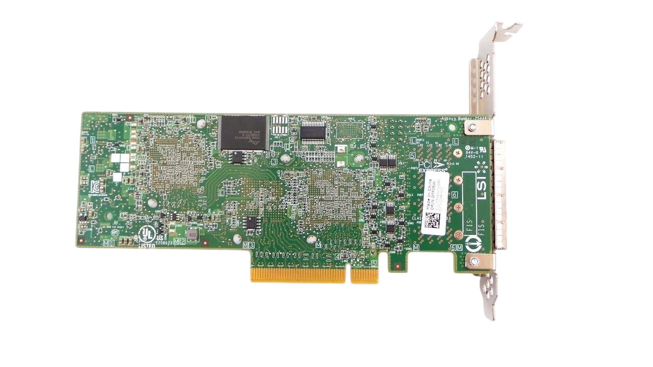 Dell 0TFJRW SFF-8644 Quad-Port I/O Host Bus Adapter, Used