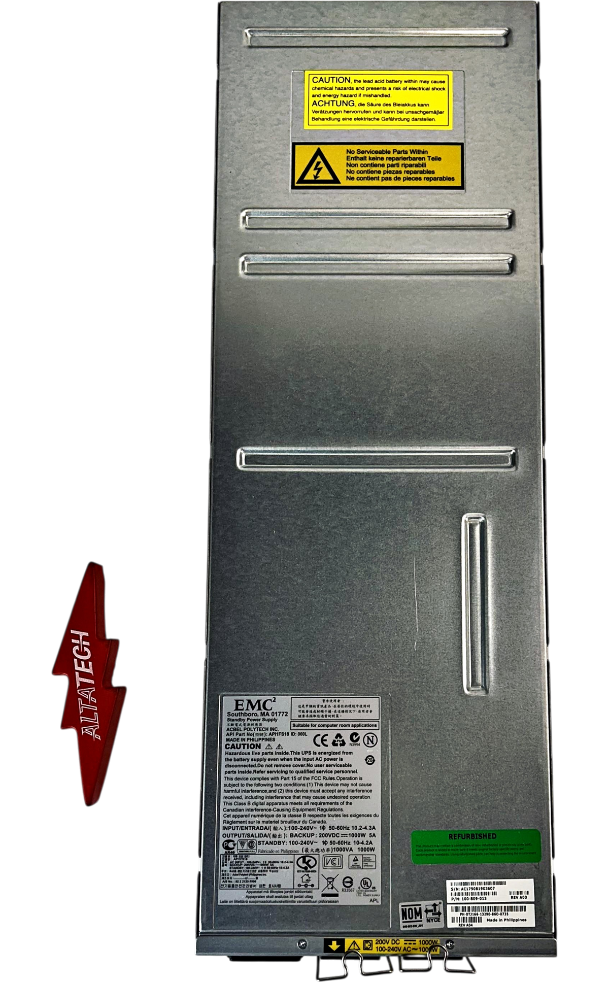 Dell TJ166 1000W STANDBY POWER (NEW BATTERIES), Used